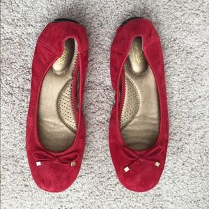 G.H Bass Ballerina Red Flats